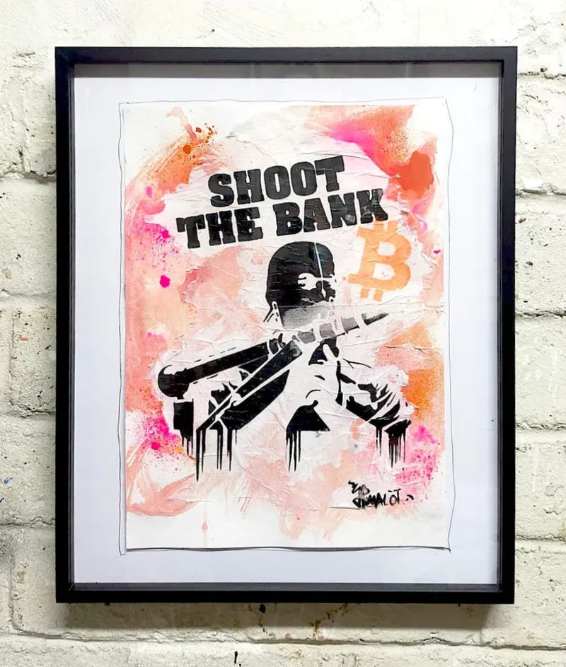 BITCOIN 2 SHOOT THE BANK X by @jpmalot