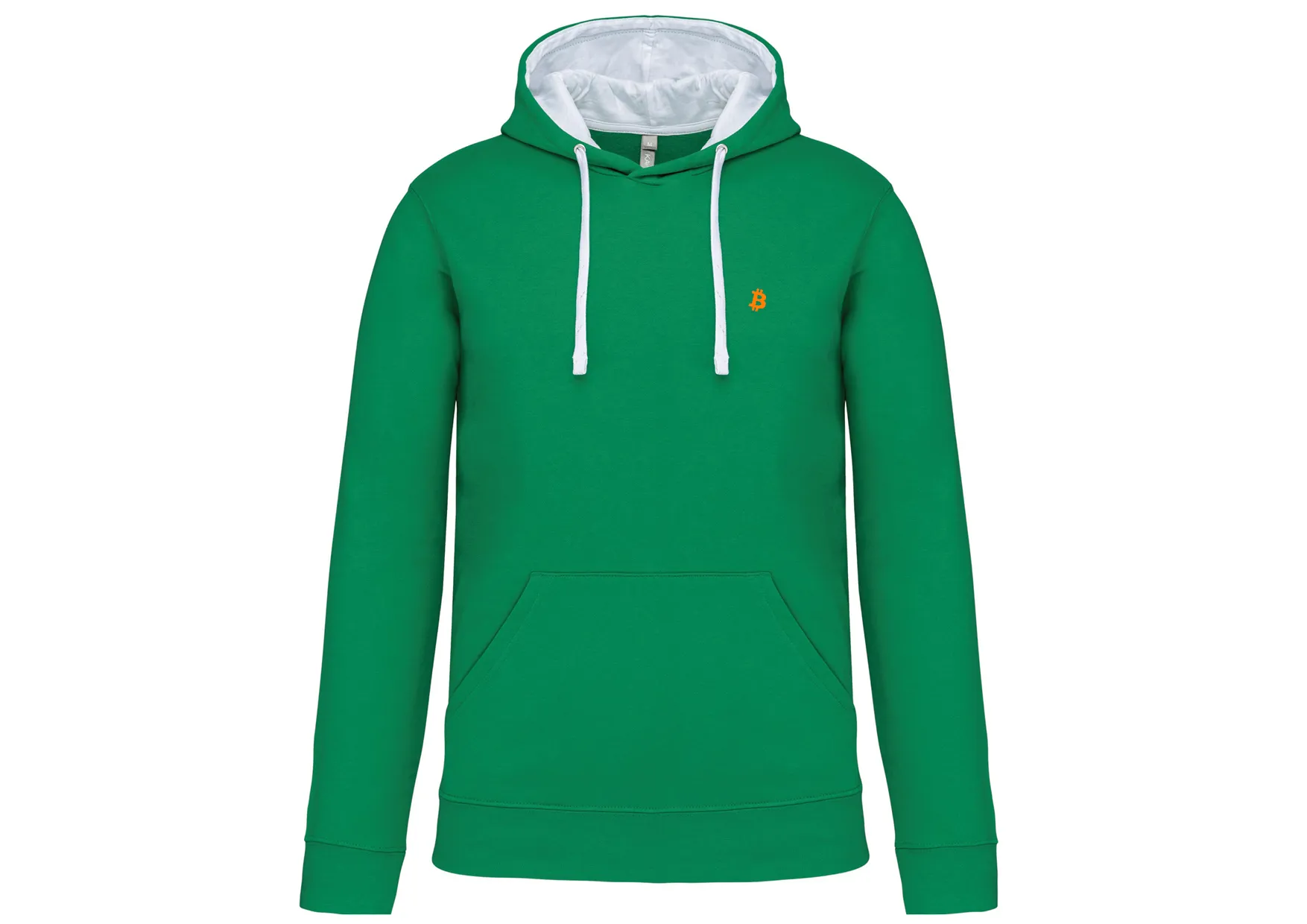 Hoodie Green/Blanc Brodé