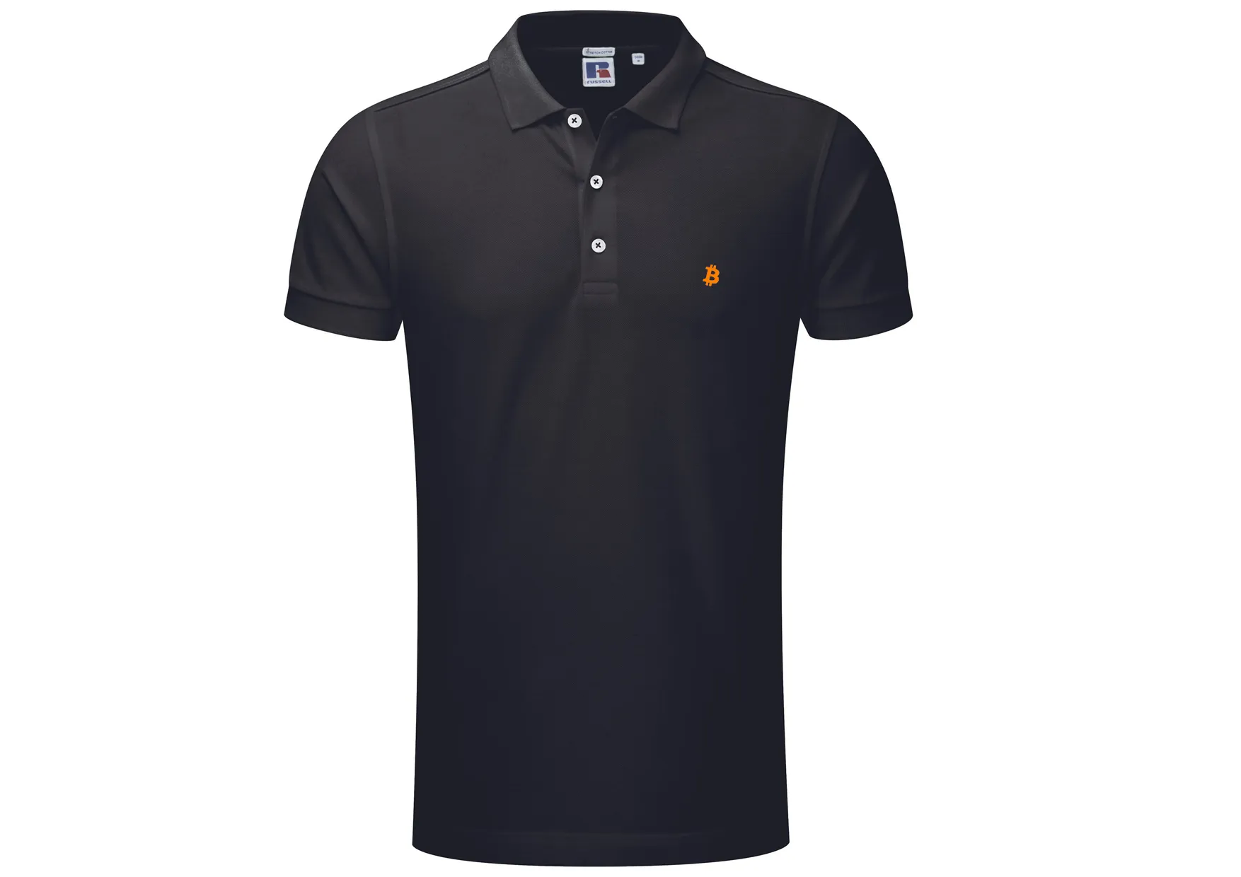 Polo Homme Brodé Black