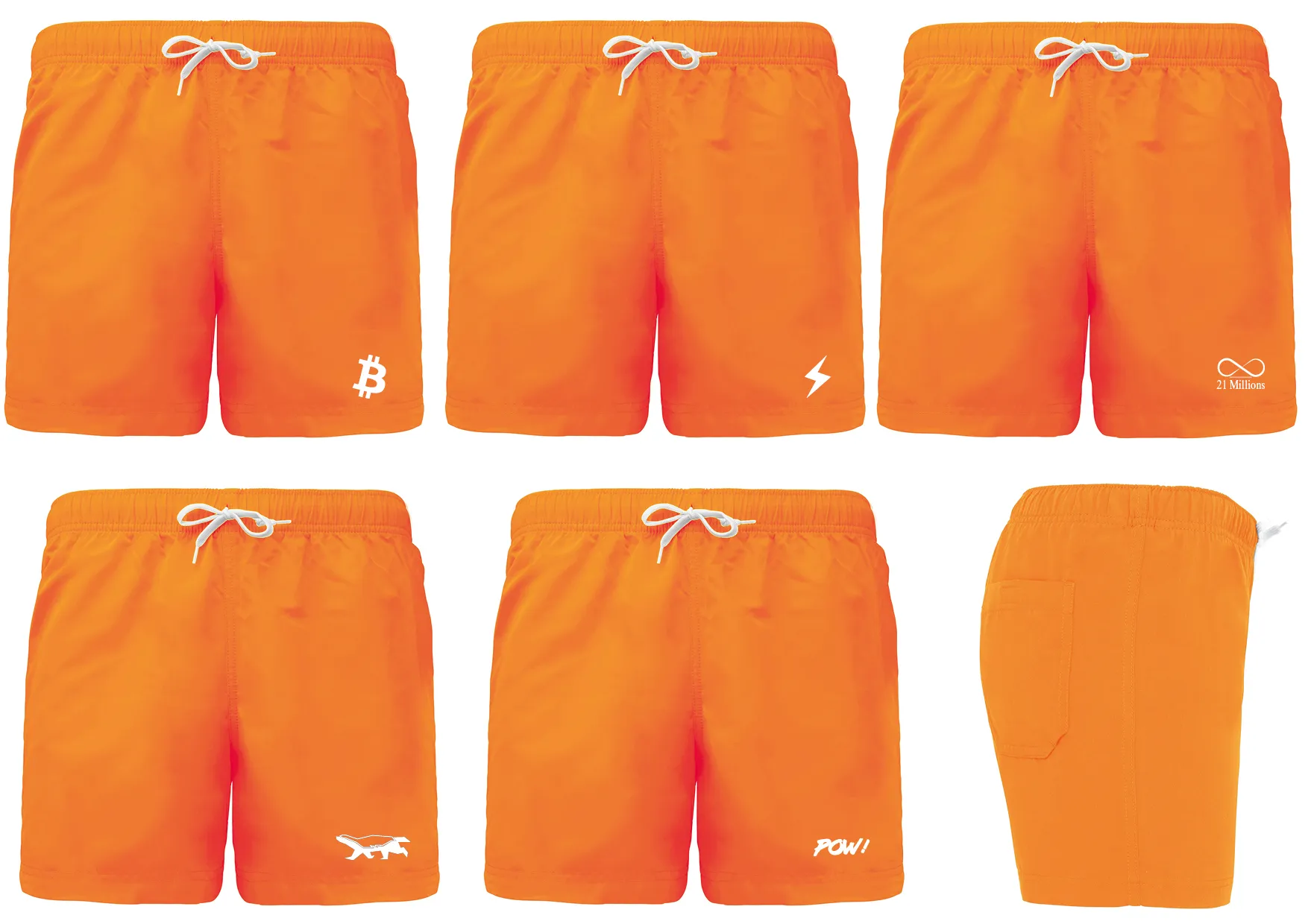 Short de bain Brodé