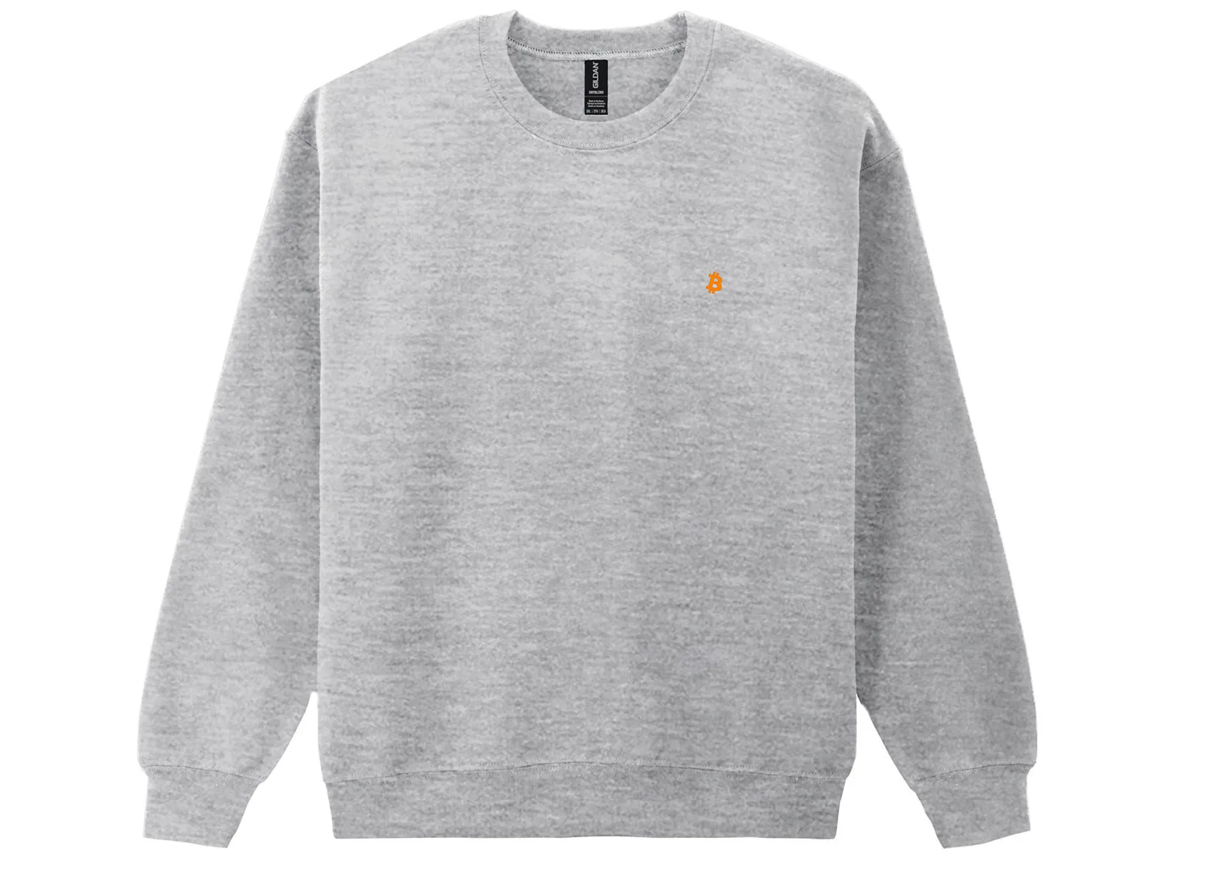 Sweat-shirt Brodé Gris