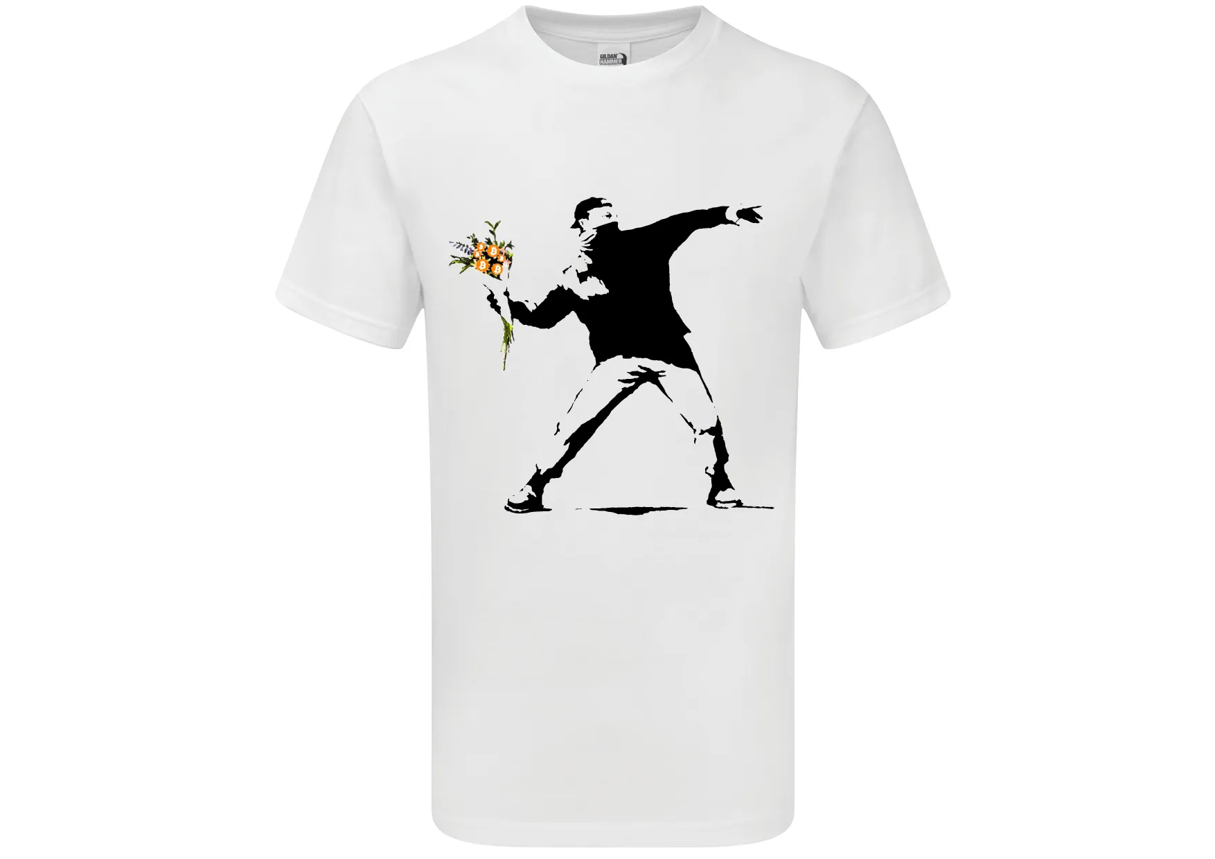 T-shirt Banksy Love is in the Air B