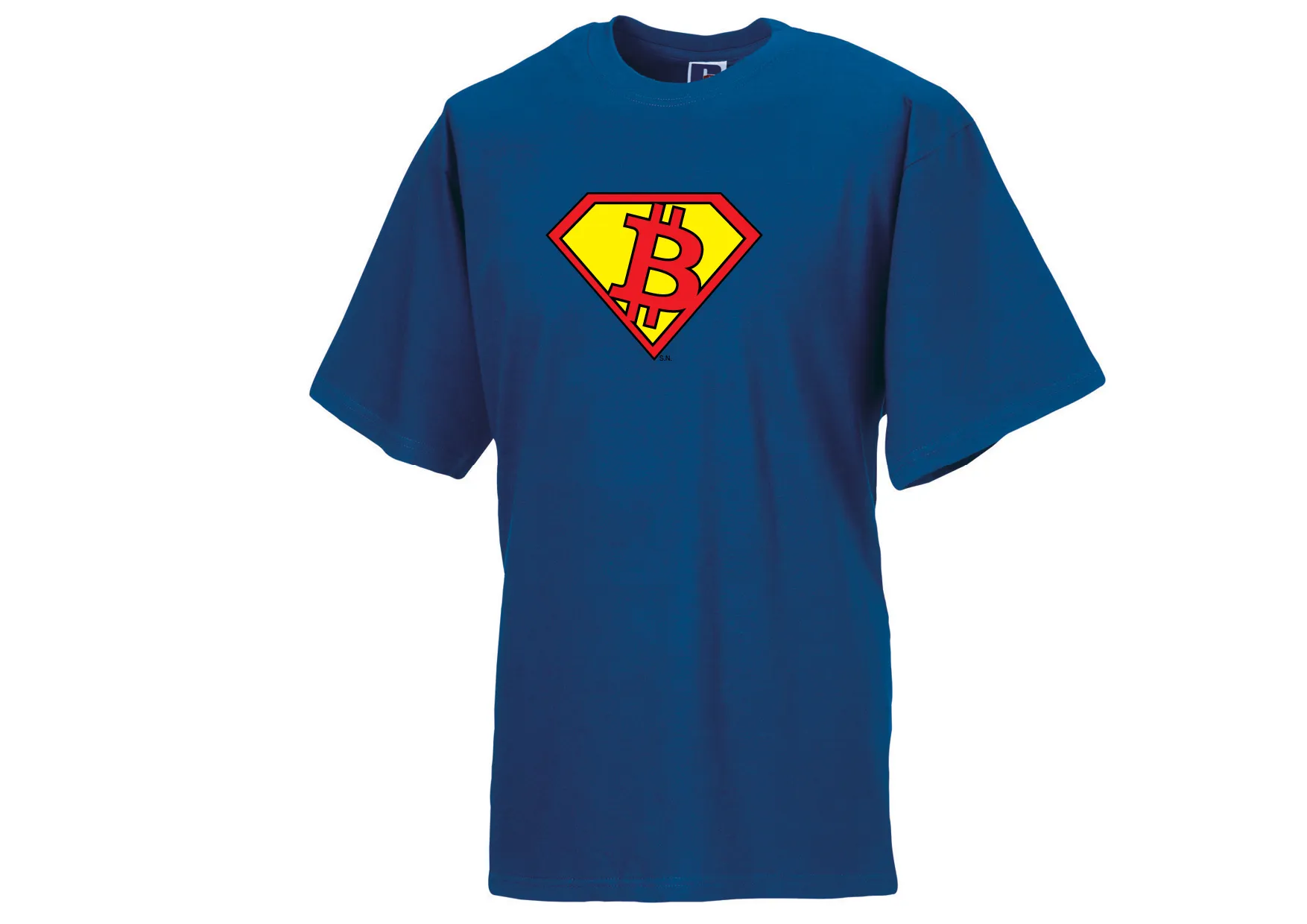 T-shirt Bitcoin man